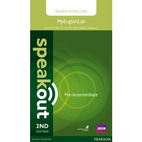 Speakout PreIntermediate 2nd Edition MyEnglishLab Student Access Card Standalone