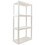 Koolatron Oskar 4 Tier Large Plastic Shelving Unit Heavy Duty Storage Shelf 1
