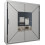 MN Furniture (White, Width 203cm) Modern Mirror Sliding Wardrobe with LED Light 1