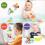 3 Pcs Simple Dimple Suction Cup Spinner Toys, Early Education 4
