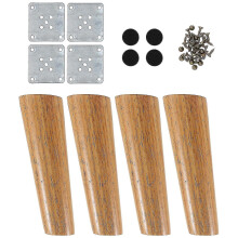 1 Set Nordic Style Table Feet Furniture Legs Solid Wood Sofa Cabinet Foot