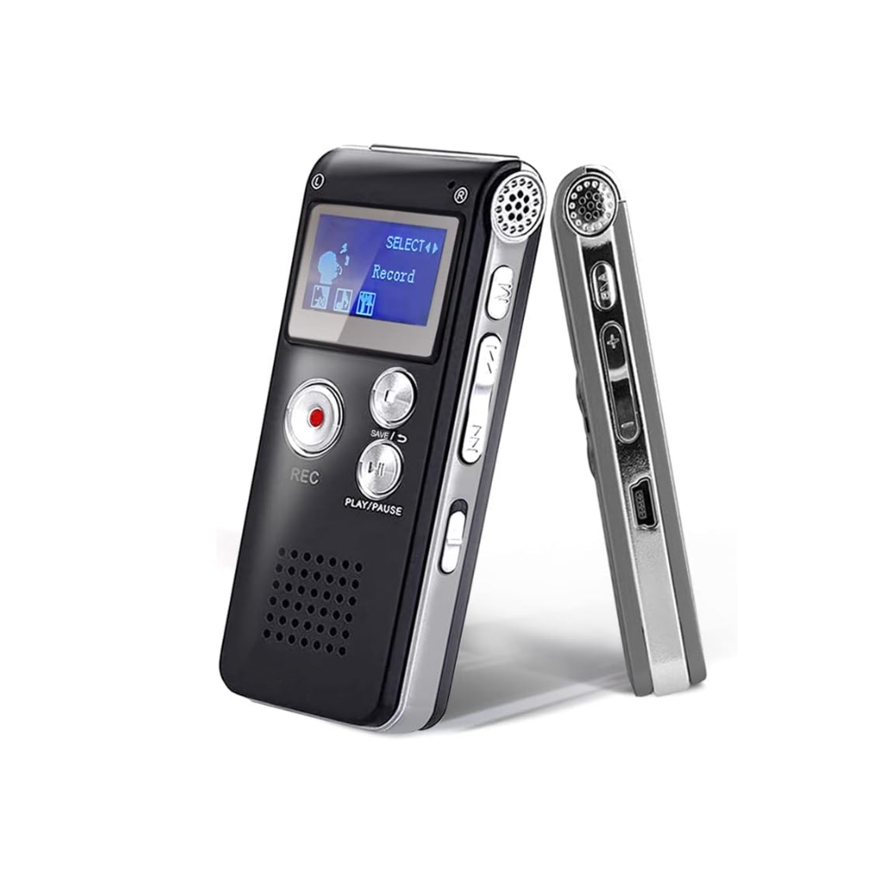 Chronus 32 Digital Voice Recorder Voice Activated Recorder with Playback 3072KBPS Upgraded Portable Tape Recorder for Lectures Meetings-image-OPC-PDRWVBM-NEW