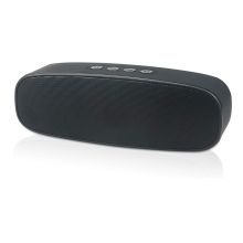 Chronus Wireless Bluetooth Speaker with AUX/USB/TF Card Slot,Outdoor Portable Stereo Speaker with HD Audio,Enhanced Bass, Dual-Driver(Black)