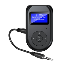 Chronus Bluetooth 5.0 Transmitter Receiver 3-in-1, 3.5mm Wireless Bluetooth Adapter, aptX Low Latency, Rechargeable Bluetooth Transmitter for