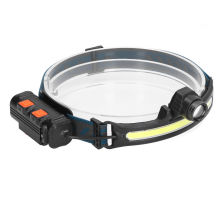 High Bright LED Induction Headlamp USB Rechargeable Zoomable Head Flashlight Waterproof Work Light for Outdoors(Black)