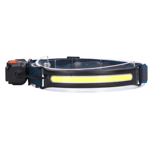 LED Headlight Multifunctional Induction Headlamp 3 Mode COB Outdoor Waterproof Head Flashlight(Black)