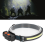 LED Headlight Multifunctional Induction Headlamp 3 Mode COB Outdoor Waterproof Head Flashlight(Black) 3