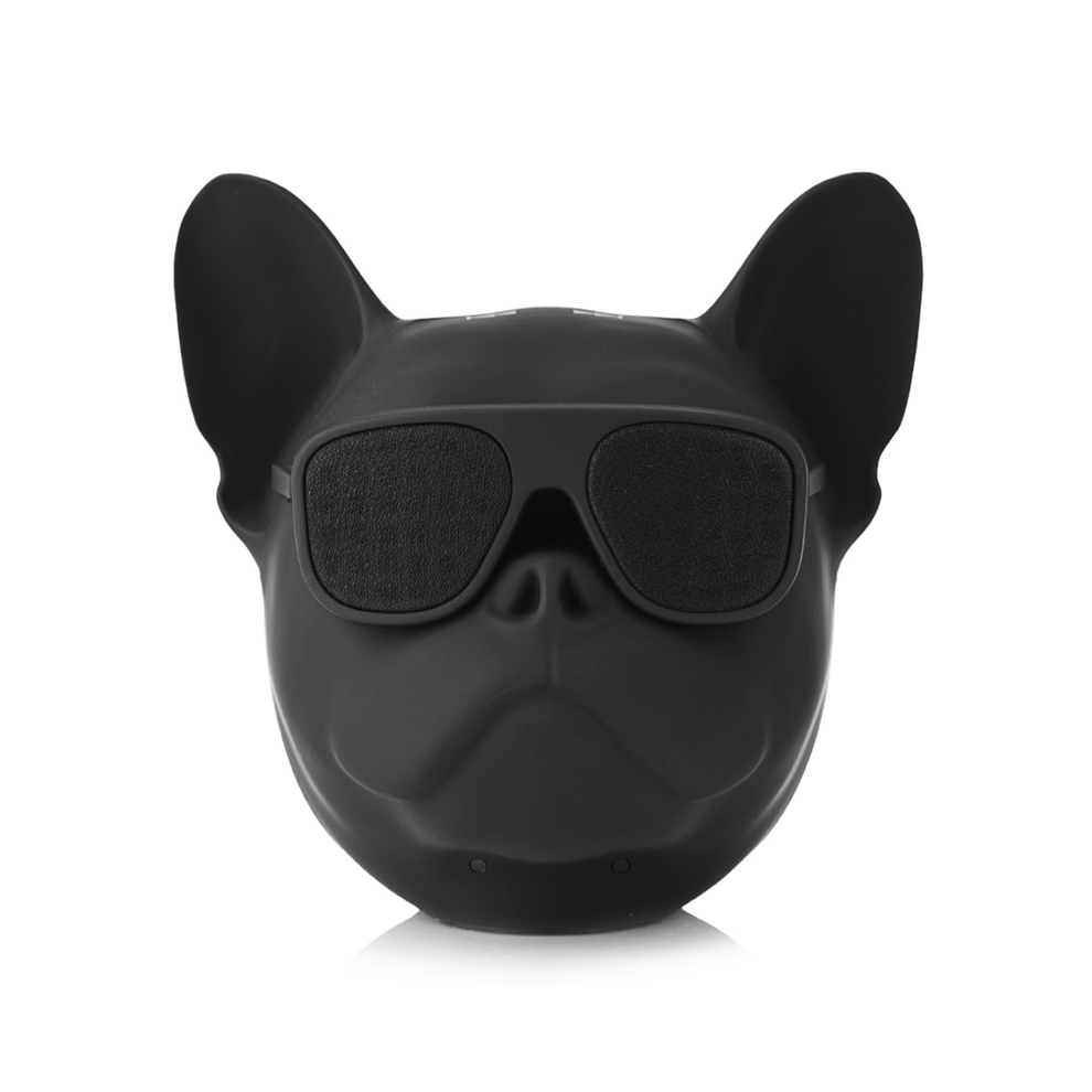 Chronus Portable Dog Shaped Stereo Sound Music Player Bluetooth Wireless Speaker(Black) Black 6976918340863