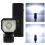 LED Bicycle Head Light USB Rechargeable Mountain Bike Multi‑Functional Front Light(Black) 3