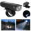 Bicycle Front Lights USB Charging Waterproof LED Bicycle Cycling Head Lamp(Black) 3