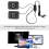 Mini RGB USB Powered Subwoofer Speaker with 3.5mm Cable for PC Laptop Desktop (Black) 4
