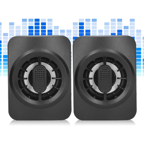 Mini RGB USB Powered Subwoofer Speaker with 3.5mm Cable for PC Laptop Desktop (Black) 1