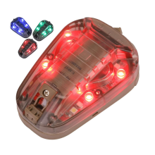 Chronus Tactical Helmet Light Survival Signal Light Military Identification Light IR and Visible LED Helmet Strobe Military IFF Helmet Light for