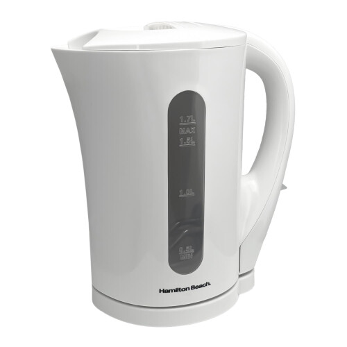 Hamilton Beach Hamilton Beach Essential 1.7L Plastic Kettle White 1