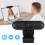 HD Computer Webcam Computer Accessory PC Camera Notebook Parts for Live Webcast(Black) 5