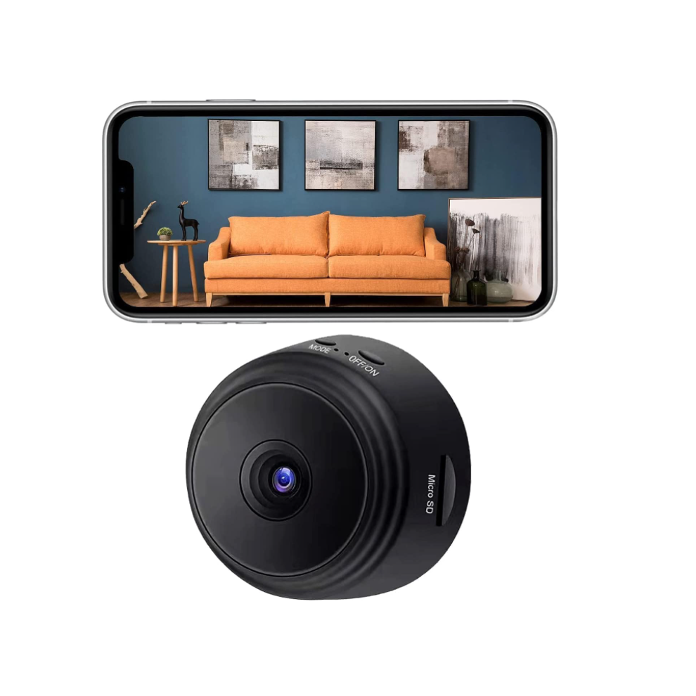 Chronus Spy Camera - WiFi Hidden Cam for Home, Pet, Baby Monitoring
