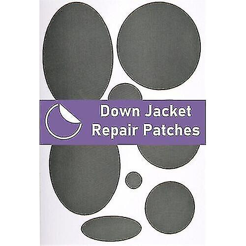 (Dark Grey) Down Jacket Repair  Pre-cut, Self-adhesive, Soft, Waterproof