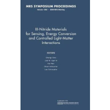 IIINitride Materials for Sensing, Energy Conversion and Controlled LightMatter Interactions Volume 1202 MRS Proceedings