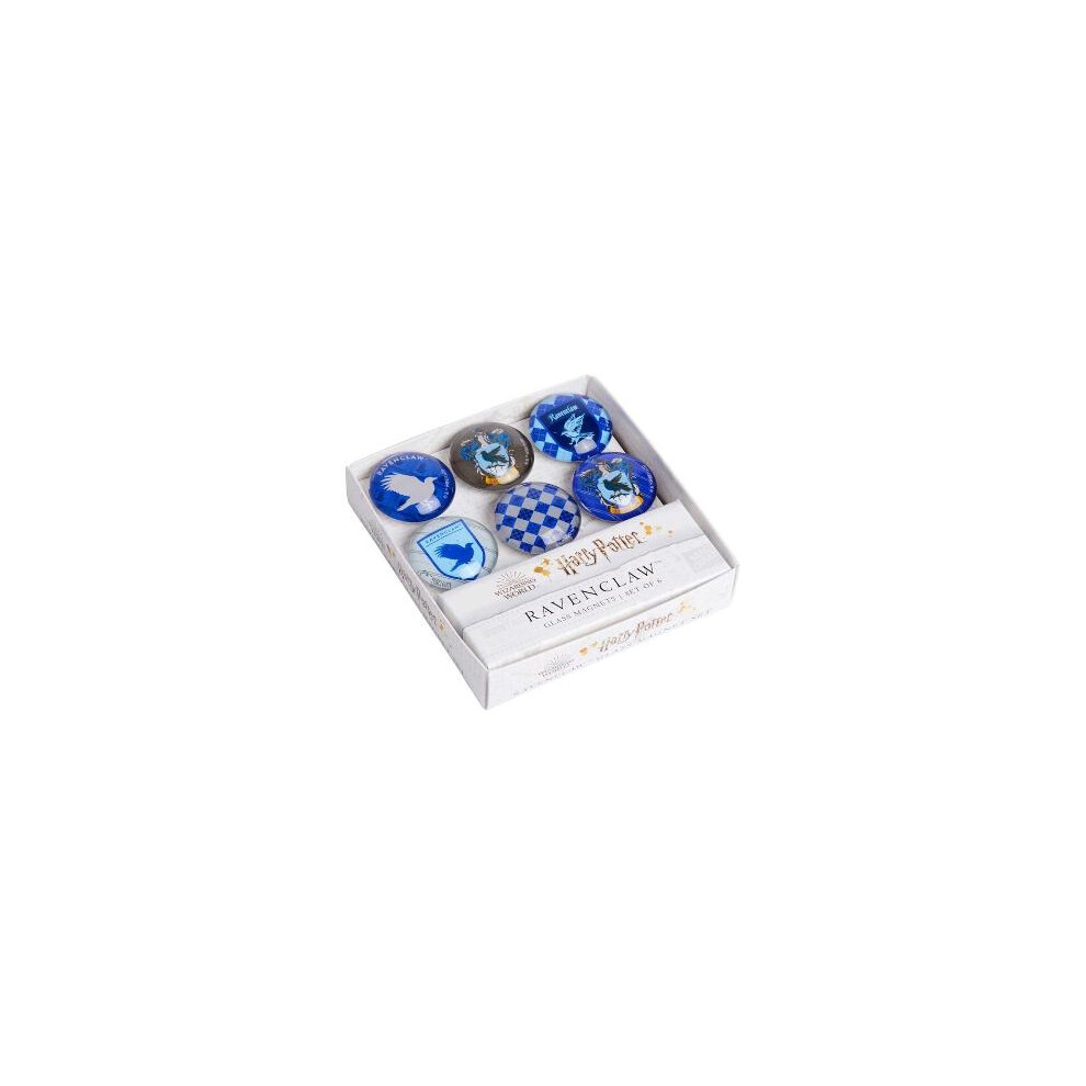 Harry Potter Ravenclaw Glass Magnet Set Set of 6 Classic Collection