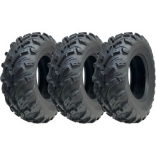 25x10.00-12 (255/65-12) 4ply ATV Tyres P3080 OBOR Pinacle Road Legal (Set of 3)
