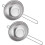 2 Pcs Acsergery Gift Micro-perforated Colander Stainless Steel With Handle And 2