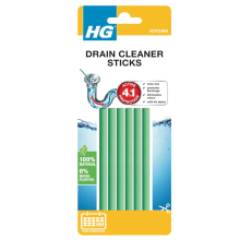 HG Drain Unblocker, Drain Sticks, Powerful Cleaner, Sink Unblocker, pack of 6
