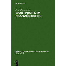 Wortprofil im Franzsischen 332 Beihefte Zur Zeitschrift Fa14r Romanische Philologie