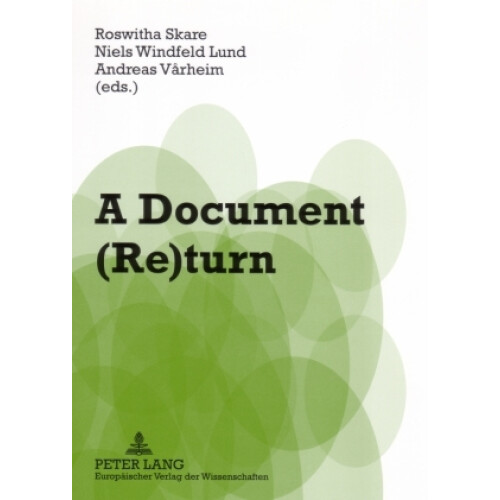 A Document Return Contributions from a Research Field in Transition