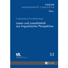 Lesen und Lesedidaktik aus linguistischer Perspektive 53 Forum Angewandte Linguistik  FAL
