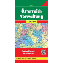 Austria Administration Map 1:500 000