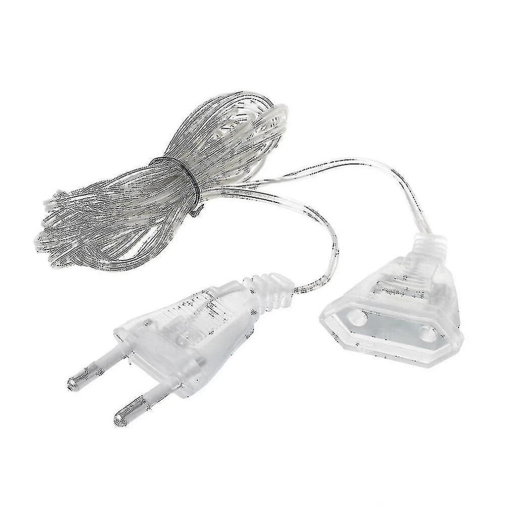(Eu Plug) 5M Extension Cable Transparent Standard Power Light 6956163351180