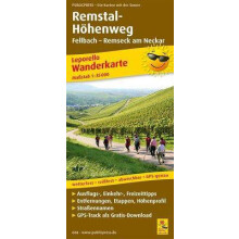 Remstal High Trail, hiking map 1:35,000