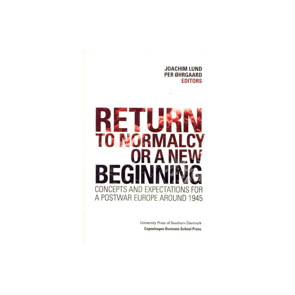 Return to Normalcy or a New Beginning