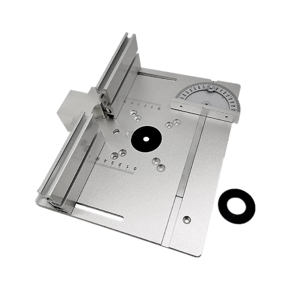 3 Router Table Insert Plate Wood Milling Flip Board Trimming Machine Auxiliary Tool With Miter Gau 6956163365224
