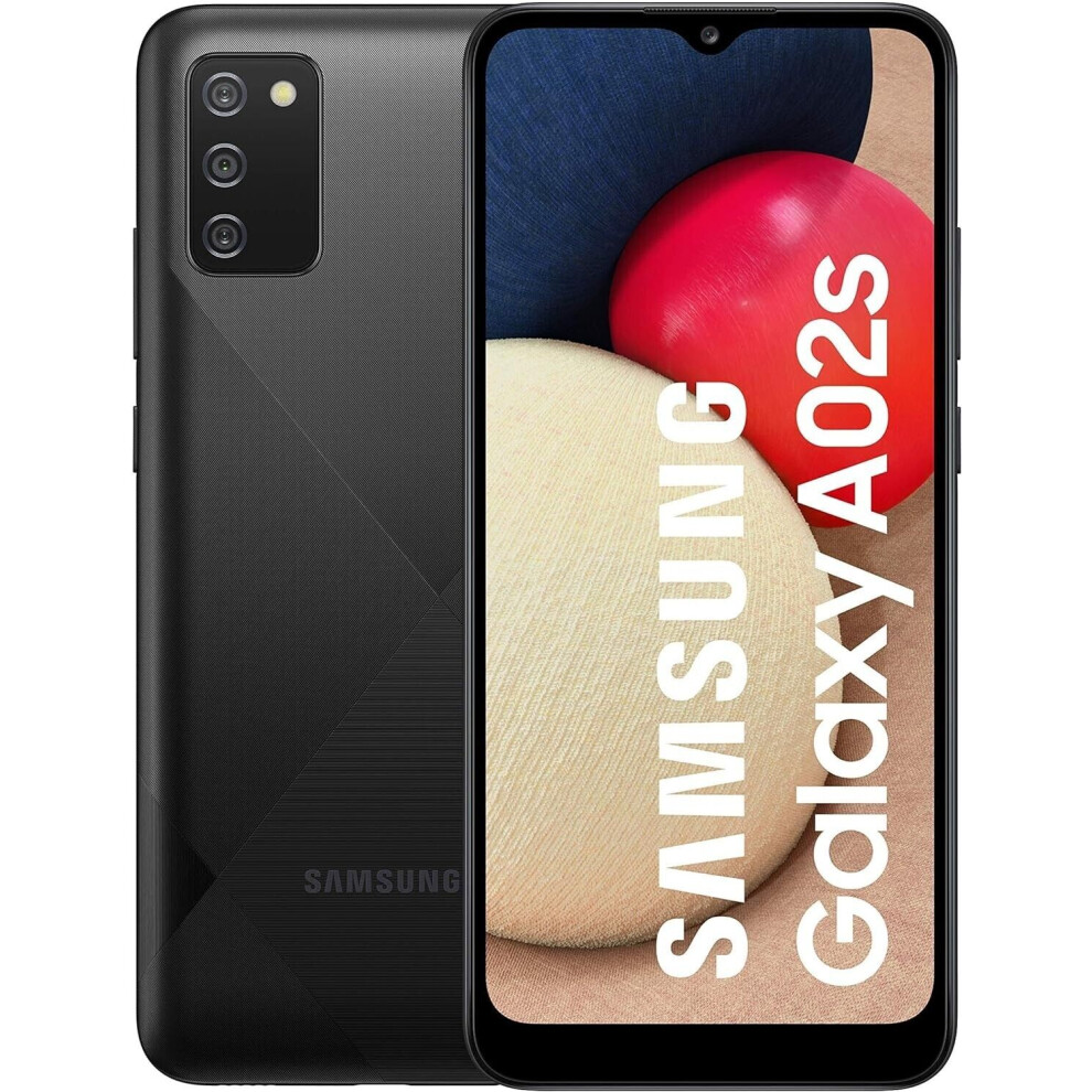 Samsung Galaxy A02s SM-A025G/DSN 32GB Unlocked Dual SIM Android Smartphone Black