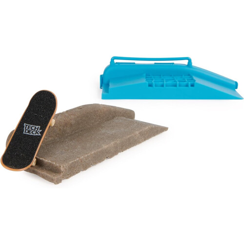 Tech Deck Tech Deck DIY Concrete Ramp Playset - 14oz Reusable Concrete, Moulds Included, Enjoi Fingerboard Included, Build & Rebuild Custom Obstacles 2