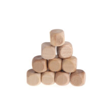 (10mm) 10pcs/set 10/12/14/16/18mm Round Wooden Dice Game Dice Wood Handmade