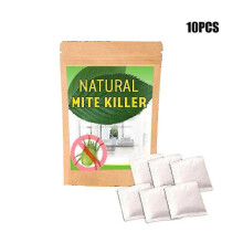 (10pcs) 6/10pcs Bags Dust Mites Killer Mite Eliminator Nature For Bed Sheet Sofa