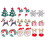 9pair Xmas Earrings 1