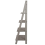 Rustic Ladder Bookcase Grey Vintage Industrial Style Display Storage Cabinet Shelf Unit 5