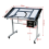 Adjustable Drawing Table Metal Storage Drafting Desk Compact Craft Artist Workspace 5