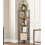 Rustic Corner Shelf Vintage Industrial Bookcase Metal Side End Display Storage Cabinet Unit 1