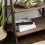 Rustic Ladder Bookcase Vintage Industrial Style Display Storage Cabinet Shelf Unit 2