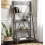 Rustic Ladder Bookcase Grey Vintage Industrial Style Display Storage Cabinet Shelf Unit 1