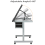 Adjustable Drawing Table Metal Storage Drafting Desk Compact Craft Artist Workspace 6