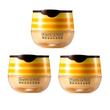 3pcs Bee Balm Lip Balm Honey Pot, Honey