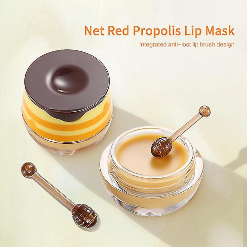 3pcs Bee Balm Lip Balm Honey Pot, Honey 2
