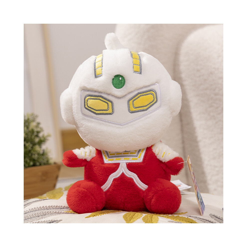 (Sitting Ultraseven , 25cm/9.84in) Childrens Plush Toys Ultraman Cute Dolls Pp Cotton Suitable For Giving Away