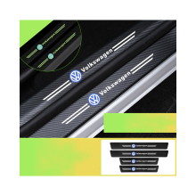 (Volkswagen) Car Door Sill Sticker Luminous Leather Texture