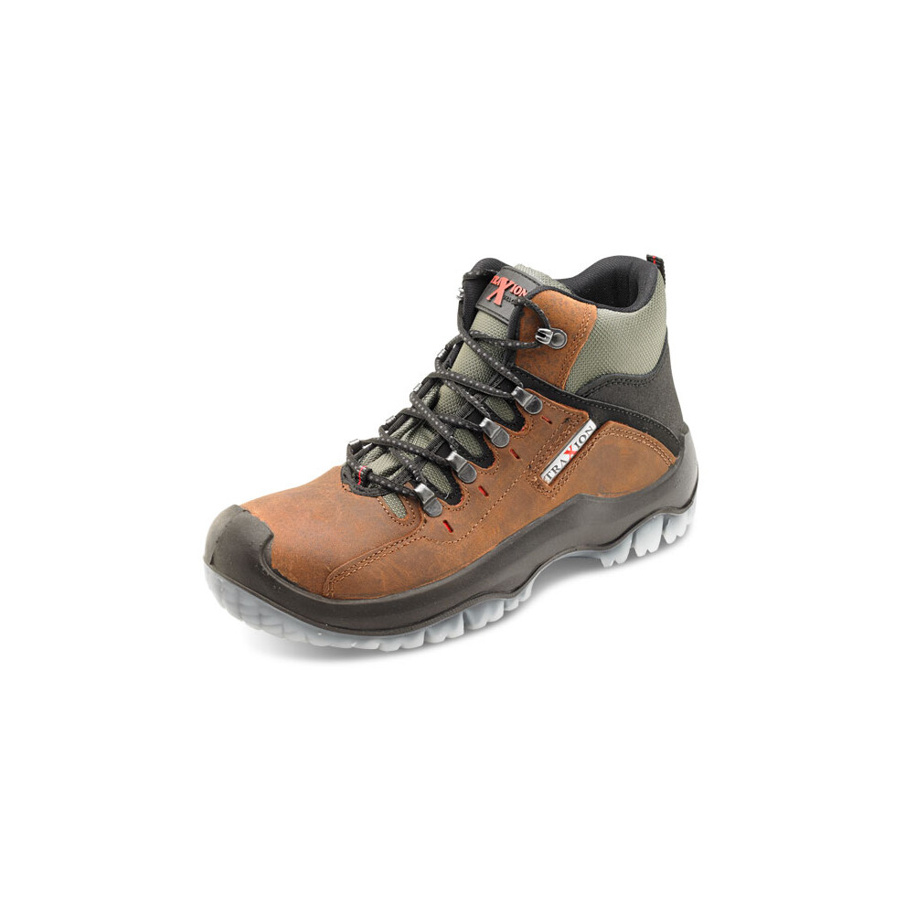 Beeswift Click Traders Traxion Xtra S3 Leather Upper Boots Brown 7 - Image 5